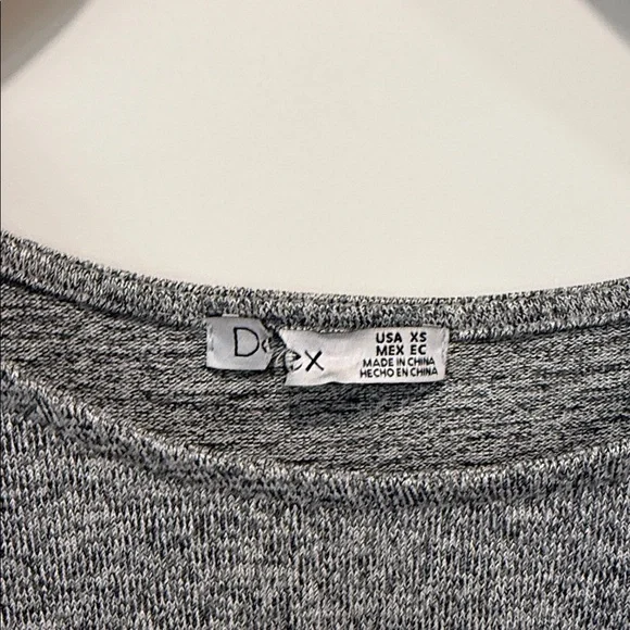 Dex Heather Gray Long Sleeve Dress size XS - Picture 4 of 7